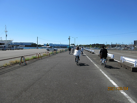 浜通り付近のサイクリングコースを体験